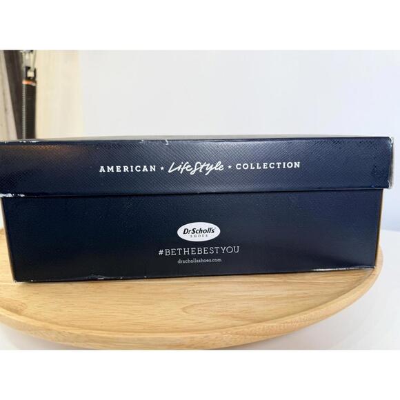 Dr Scholl's Barton Comfort Wedge Sandals Size 8 M Cream Snake Print New with Box - Picture 7 of 10